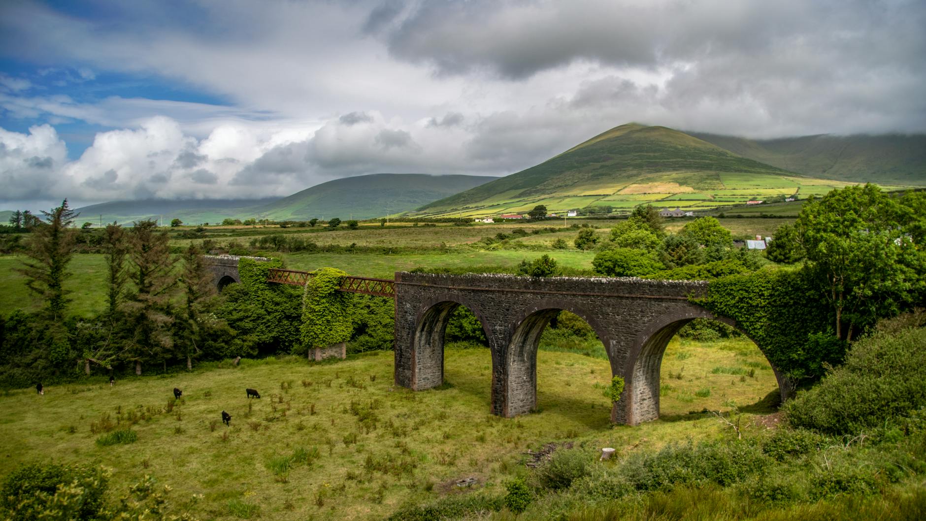 photo of an old bridge